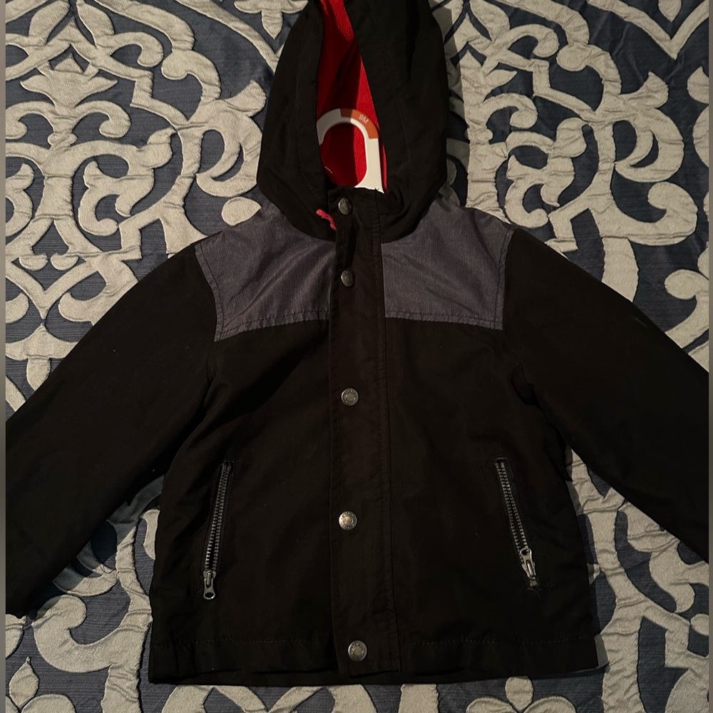 CARTERS boys jacket. Fleeced lined.
